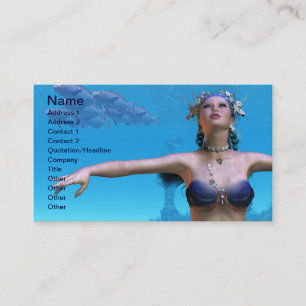 Mermaid Dreams Business Card