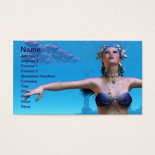 Mermaid Dreams Business Card