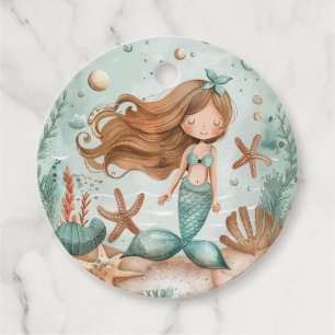 Mermaid Dreams Kids  Favour Tags