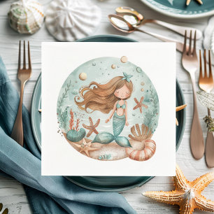 Mermaid Dreams Kids Napkin