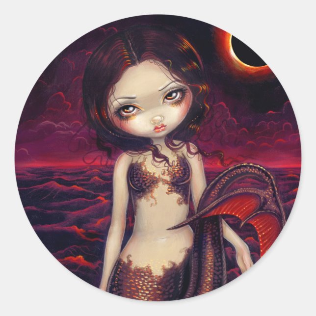"Mermaid Eclipse" Sticker (Front)