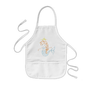 Mermaid Fairy Kids Apron