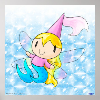 Mermaid Fairy Princess print