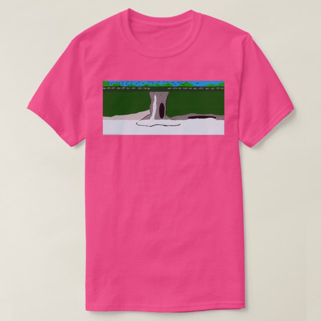 mermaid falls T-Shirt (Design Front)