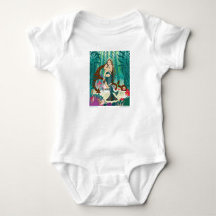 Mermaid Family (brunettes) Baby Bodysuit