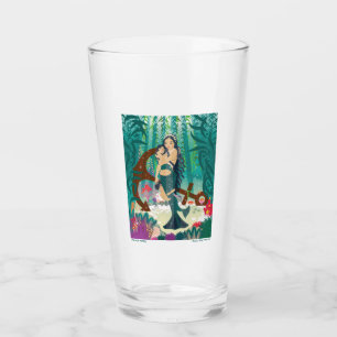Mermaid Family Glass