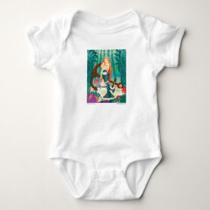 Mermaid Family (redheads) Baby Bodysuit