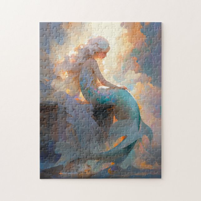 Mermaid Fantasy Art Jigsaw Puzzle (Vertical)