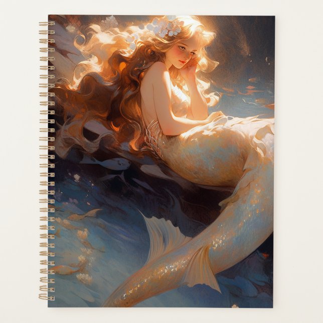 Mermaid Fantasy Art Planner (Front)