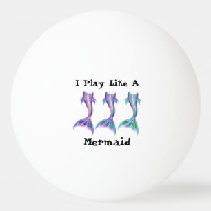 Mermaid Fantasy Fairy Tales Cartoon Tails Ping Pong Ball