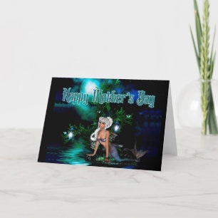 Mermaid - Fantasy Mother's Day Card