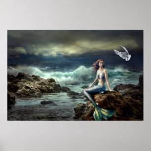 Mermaid Fantasy Poster