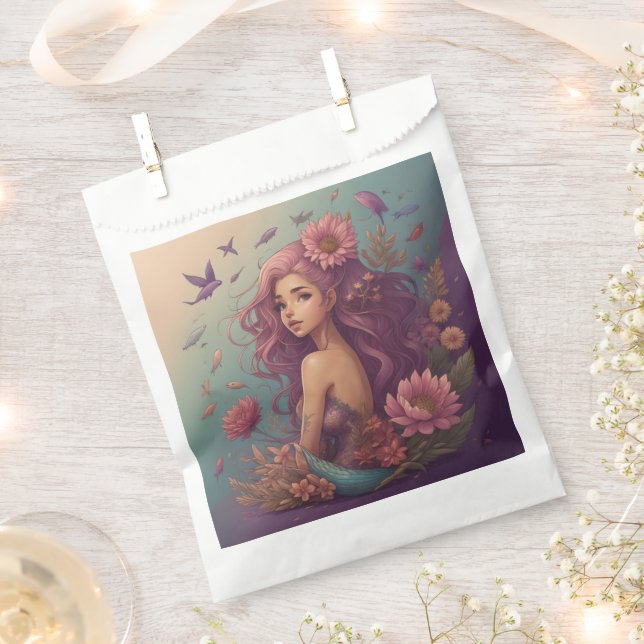 Mermaid Favour Bags (Clipped)