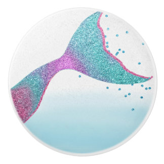 Mermaid Fin Decorative Knob for Dresser