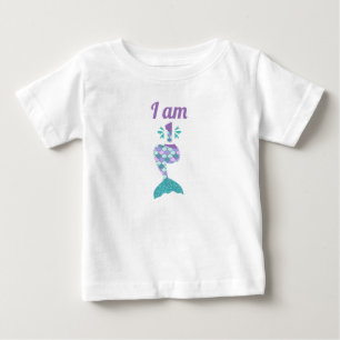 Mermaid First Birthday Baby T-Shirt