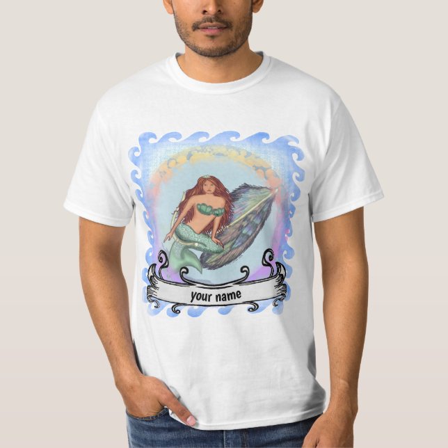Mermaid Fishing Lure  T-Shirt (Front)