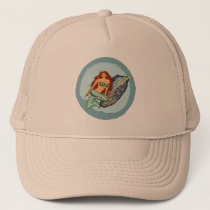 Mermaid Fishing Lure Trucker Hat
