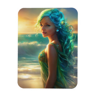 Mermaid Flexible Photo Magnet