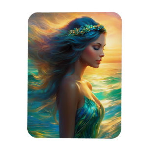  Mermaid Flexible Photo Magnet