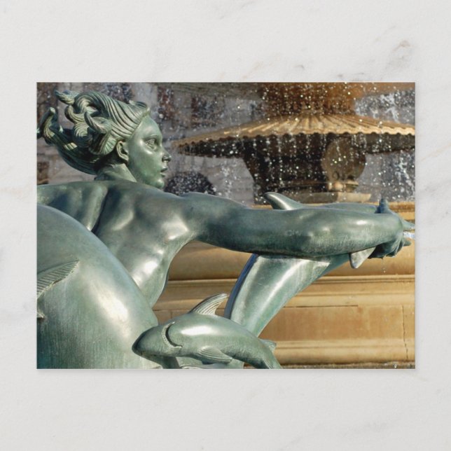 Mermaid Fountain Postcard (Front)
