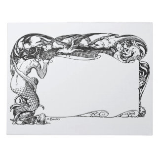 Mermaid Framed Notepad