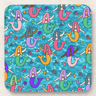 Mermaid friends coaster