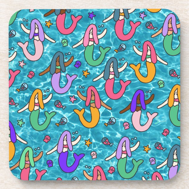 Mermaid friends coaster (Front)