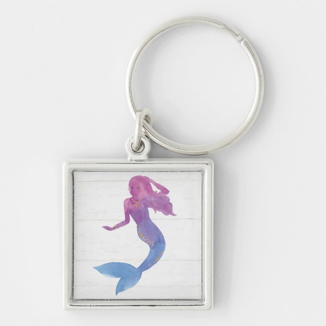 Mermaid Friends III Key Ring (Front)