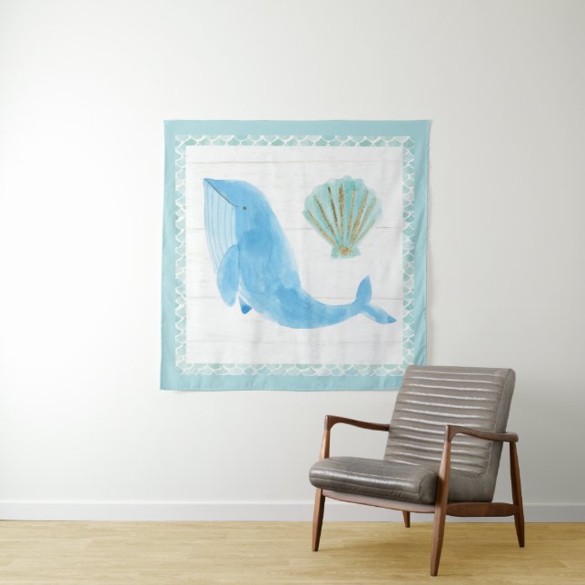 Mermaid Friends VII Tapestry (In Situ (Horizontal))