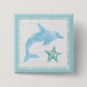 Mermaid Friends VIII 15 Cm Square Badge