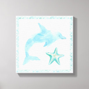 Mermaid Friends VIII Canvas Print