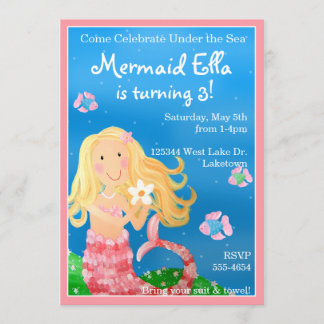 Mermaid Garden Invitation