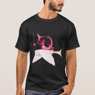 Mermaid - Garden of Earthly Delights - Blue T-Shirt