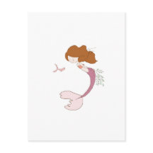 Mermaid Gaze Postcard