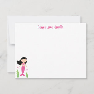 Mermaid Girl Card