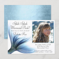 Mermaid Glam | Dusty Ice Blue Photo Splish Splash