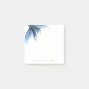 Mermaid Glam Tail Dusty Ice Blue Lustre Custom Post-it Notes