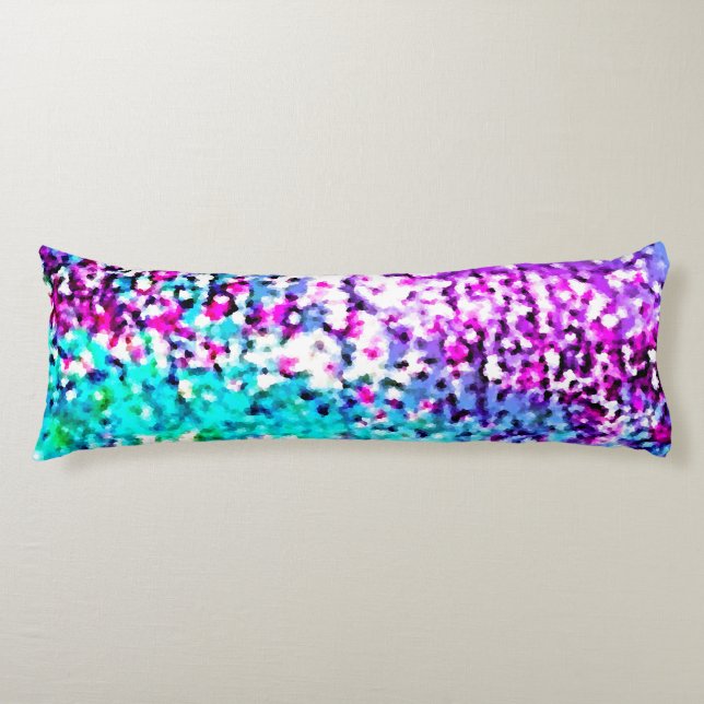 Mermaid Glitter Body Cushion (Front)