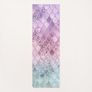 Mermaid Glitter Scales #2a (Faux Glitter) #shiny  Yoga Mat