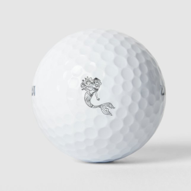 Mermaid Golf Balls (Front)