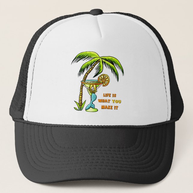 Mermaid Good Life Trucker Hat (Front)