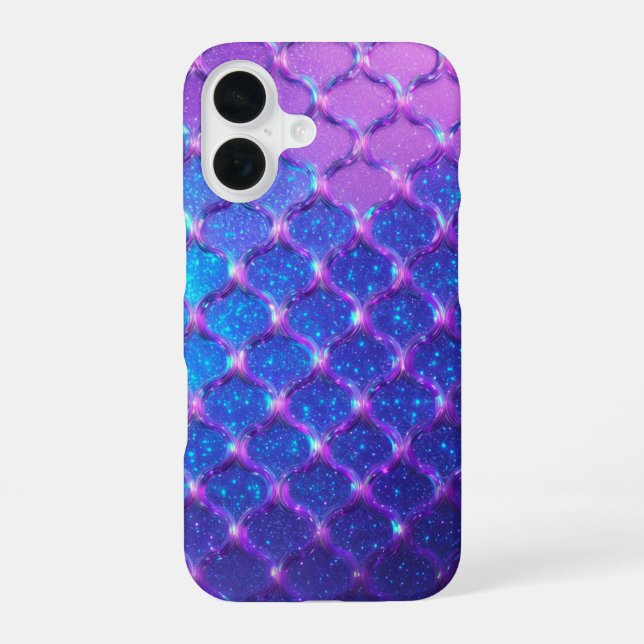 Mermaid Gradient and Starry Sky Phone Case (Back)
