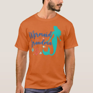 Mermaid Grandma Birthday Girls Family Themed Magic T-Shirt