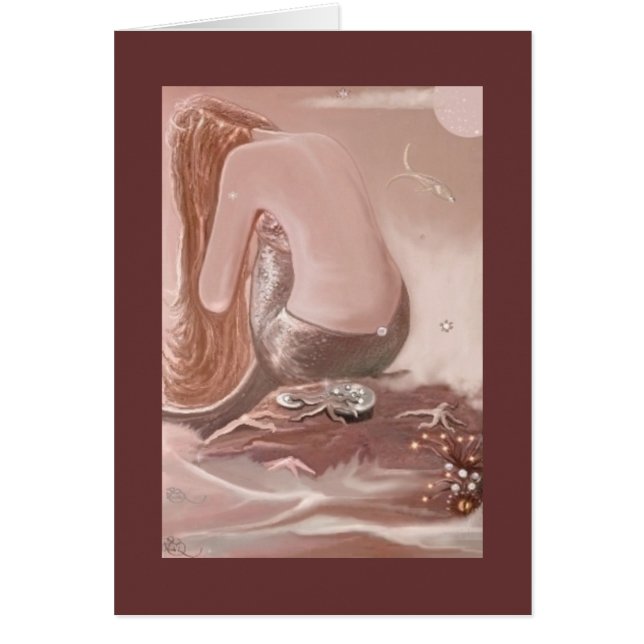Mermaid Grooming (card) (Front)