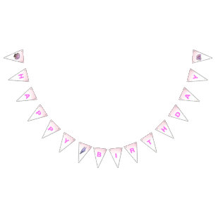 Mermaid Happy Birthday Bunting
