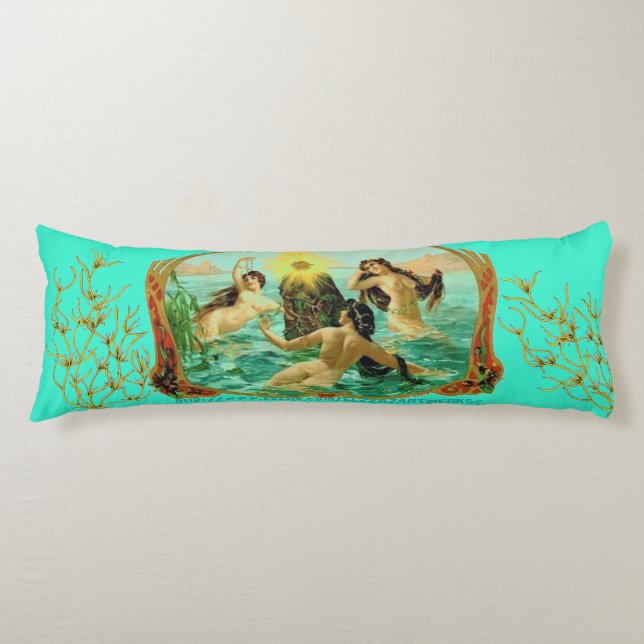 "Mermaid Holiday" Body Cushion (Front)