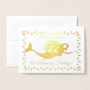 Mermaid Holiday Card
