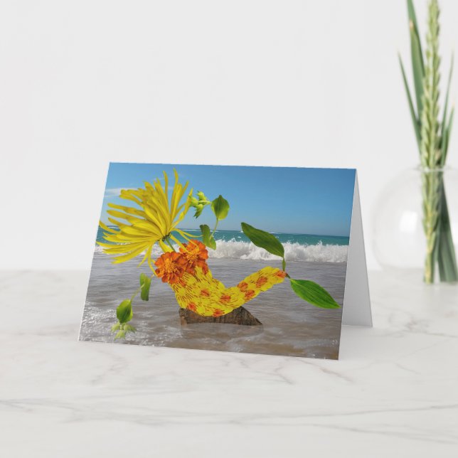 Mermaid Holiday Card (Front)