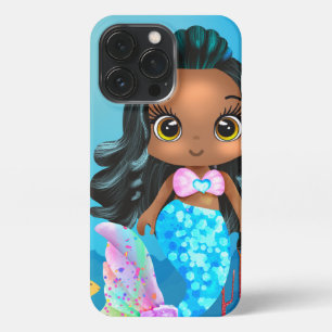 Mermaid II iPhone 13 Pro Slim Fit Case, Glossy iPhone 13 Pro Case