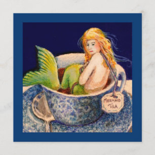 Mermaid II Tea Party Invitations